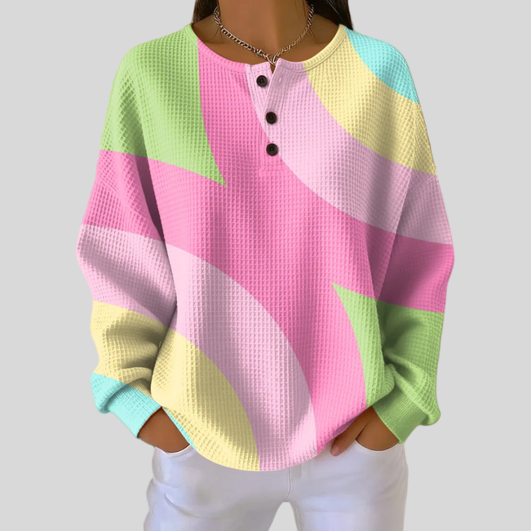 Lorelei™ | 抽象パターンスウェットシャツ