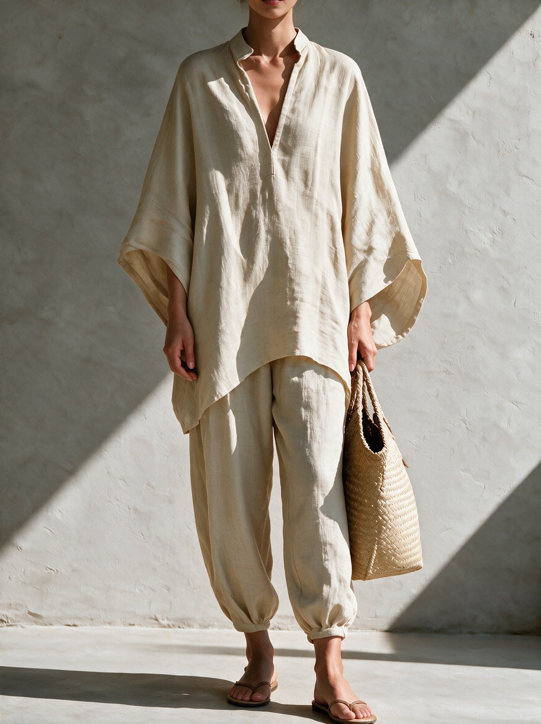 Sorelle™ Vネック ワイドセットアップ