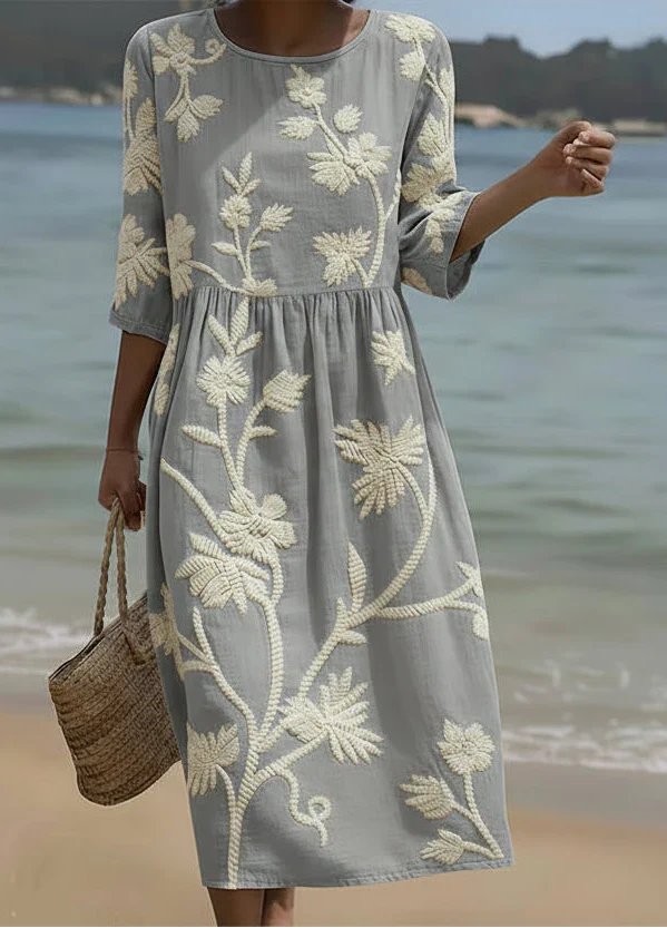 シドニー | エレガントフローラルローブ