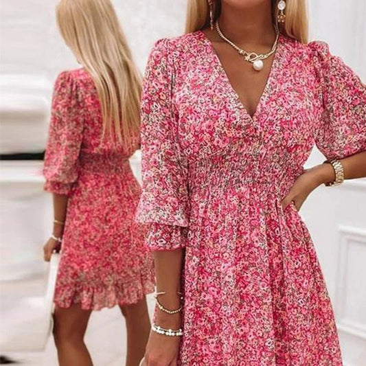 キーリー | エレガントフローラルローブ