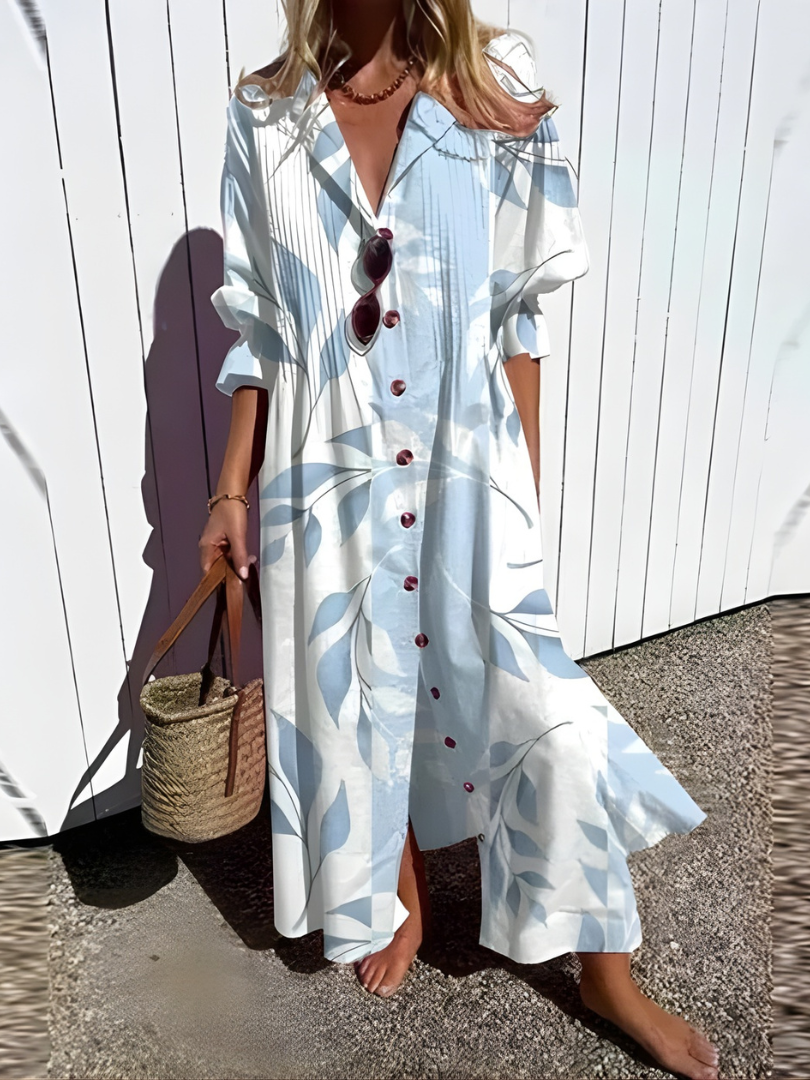 Susan™ | Artistic Pattern Casual Maxi Dress