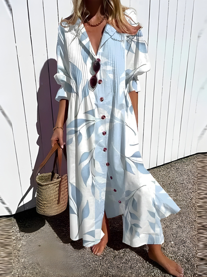 Susan™ | Artistic Pattern Casual Maxi Dress