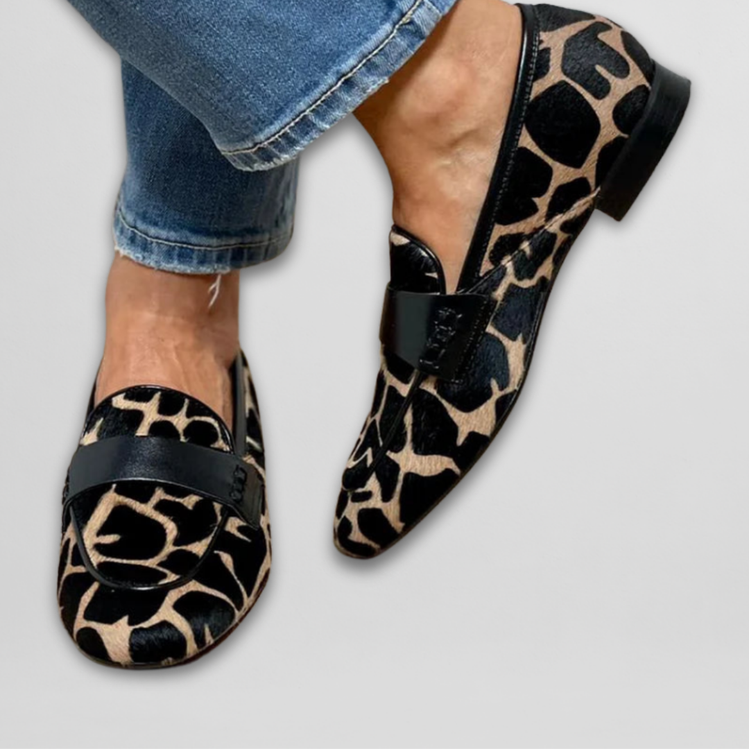 レオパード柄ローファー | アニマルデザイン