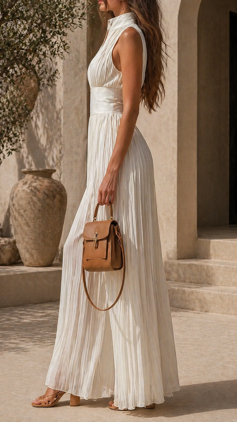 Caelia - Pleated Jumpsuit