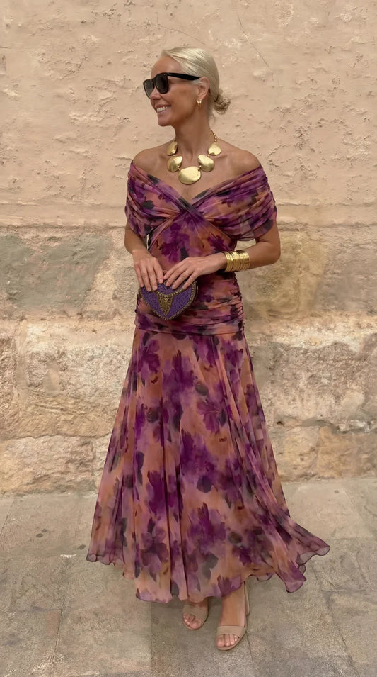 Hendrika | Robe de Soirée Coral Glow