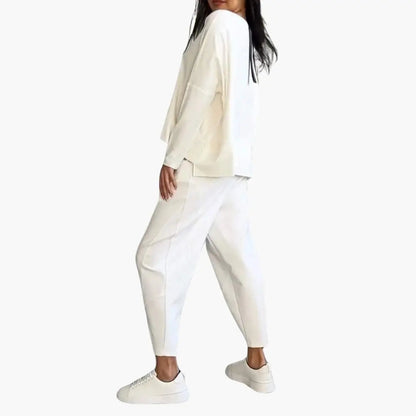 Thea | Two-piece set with round neck