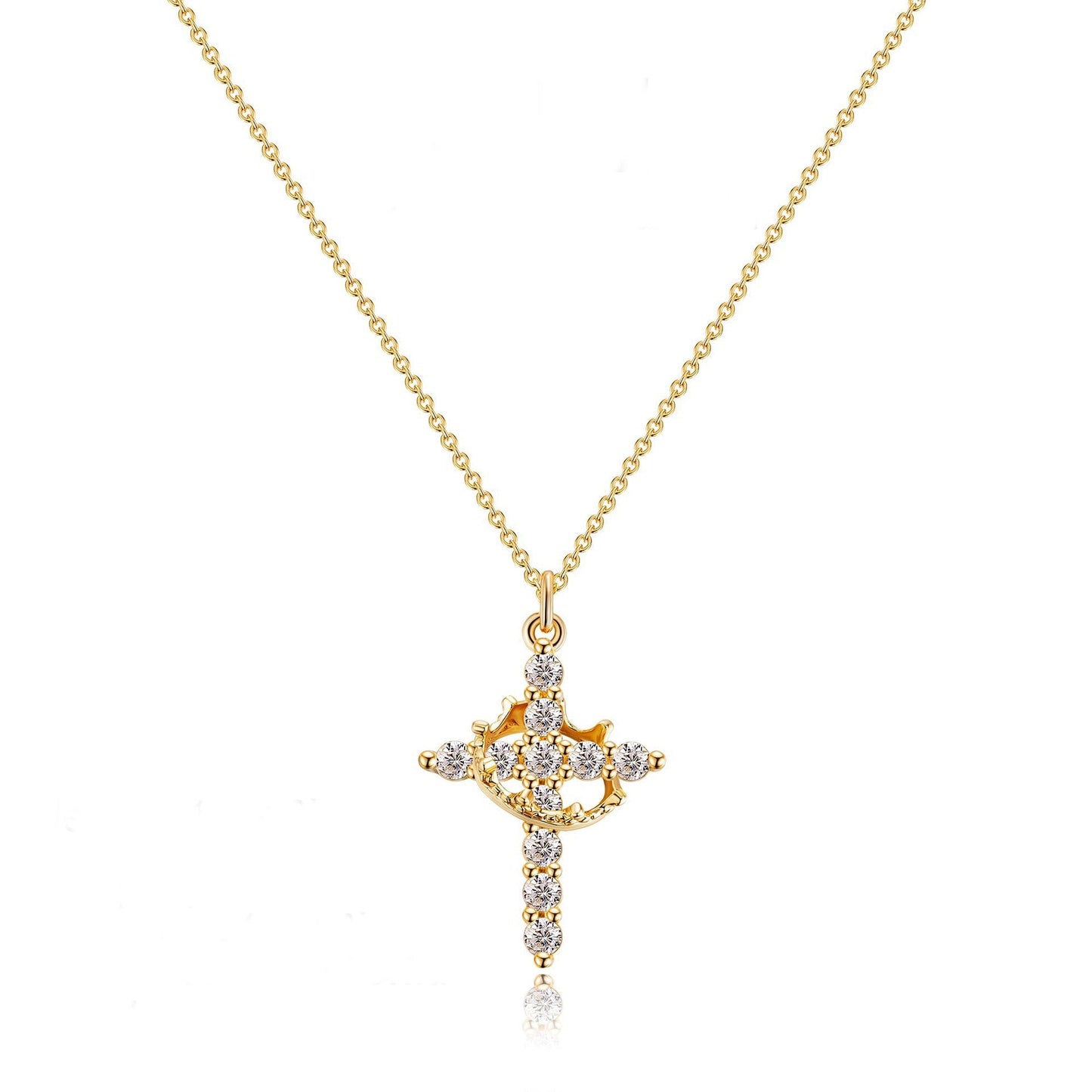 CLARISSE™ – クラシッククロス＆クラウンネックレス