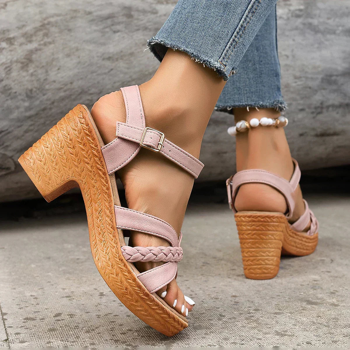 Gianna™ ミッドヒール クラシックサンダル