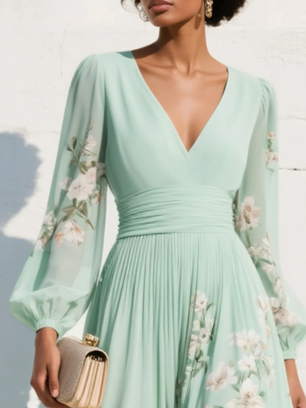 Sadie™ | Floral Chiffon Robe
