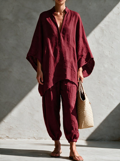 Sorelle™ Vネック ワイドセットアップ