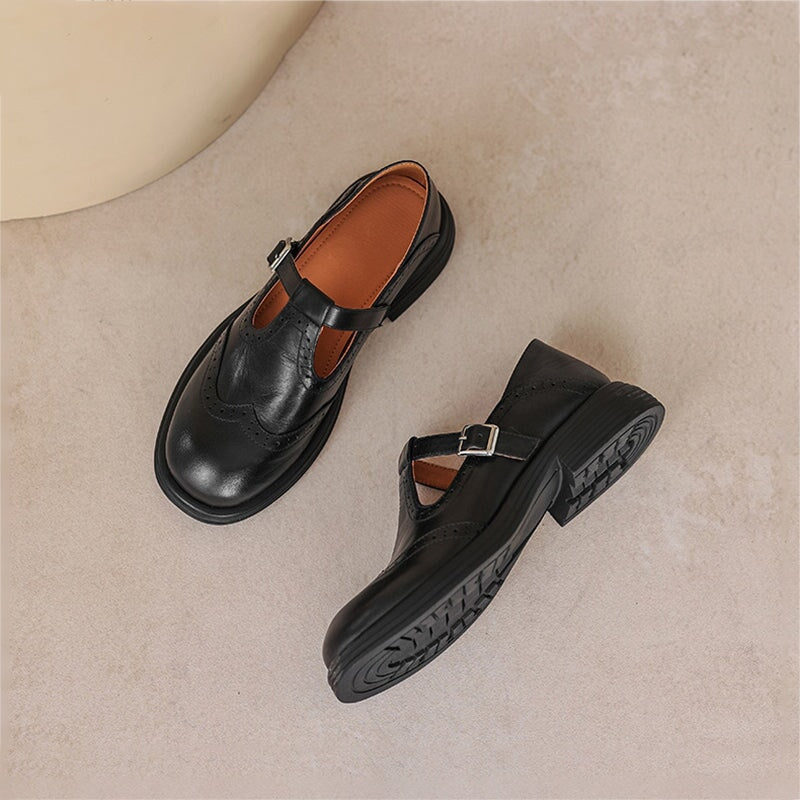 Mattea | 上品なレザー製メリージェーン