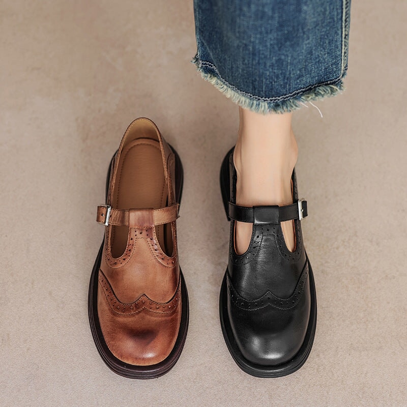 Mattea | 上品なレザー製メリージェーン