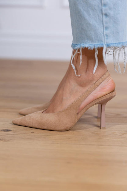 Evelina™ | クラシックヌードスリングバックシューズ